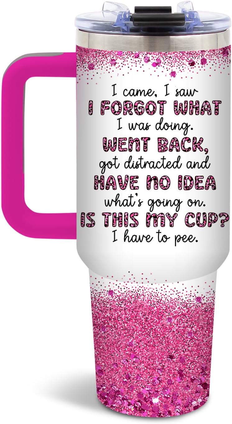 Funny Skull Tumbler 40oz, Insulated Funny Witchy Gifts for Women | Audacity Cup, Skeleton Unicorn Tumbler Leakproof, Gothic Skeleton Water Bottle, Aesthetic Gifts for Tarot Lovers, 1 Pack