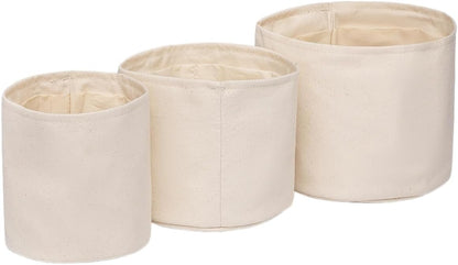 Insert Bag Lined Cosmetic Storage for Tote Organizer Insert Makeup Lightweight and Practical Liner Bag (Beige,Middle)