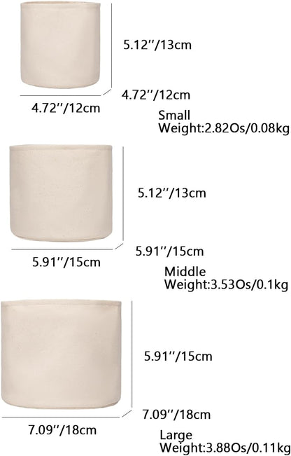 Insert Bag Lined Cosmetic Storage for Tote Organizer Insert Makeup Lightweight and Practical Liner Bag (Beige,Middle)