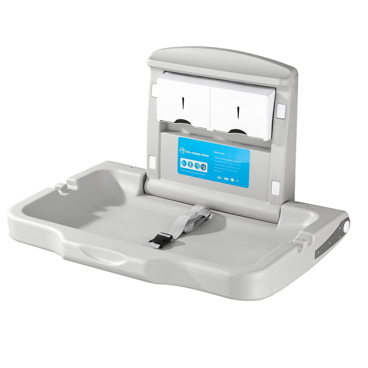 Baby Changing Diaper Station Wall-Mount: Vertical Baby Changing Table