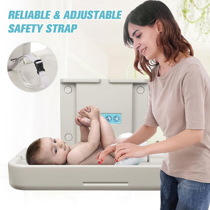 Baby Changing Diaper Station Wall-Mount: Vertical Baby Changing Table