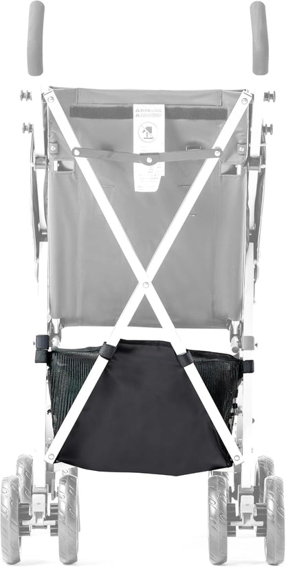 Stroller Shopping Basket Accessories, XL Storage Basket, Black