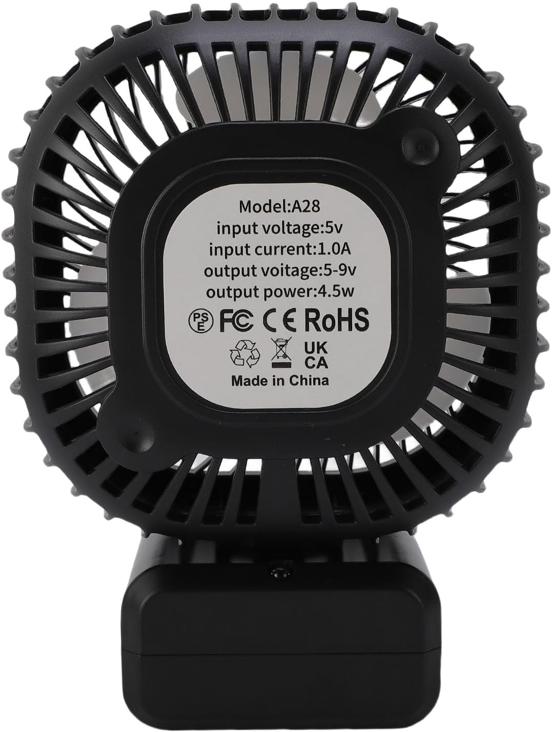 Portable Stroller Fan, Flexible Tripod Clip Fan with 3 Wind Speeds & Auto Oscillating, Detachable Night Light, Portable Cooling for Stroller Bike Desk