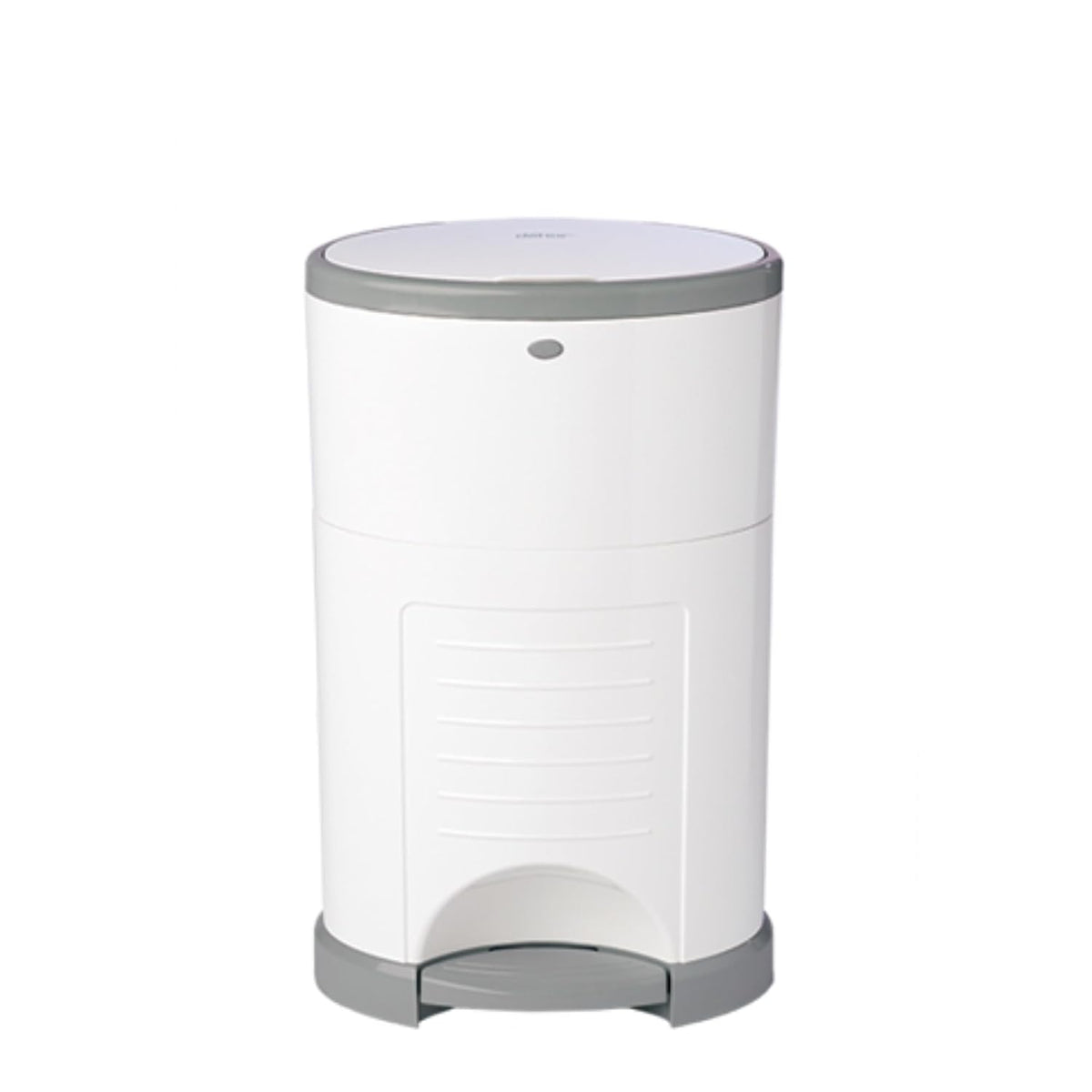 EKO Classic Diaper Pail, White | ONLY Eco-Friendly Diaper Pail Made with 70% Recycled Materials | Hands-Free: Step–Drop–Done | Cost-Effective Refill System