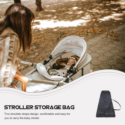 Travel Stroller Bag for Baby Strollers, Water Resistant Oxford Cloth Black