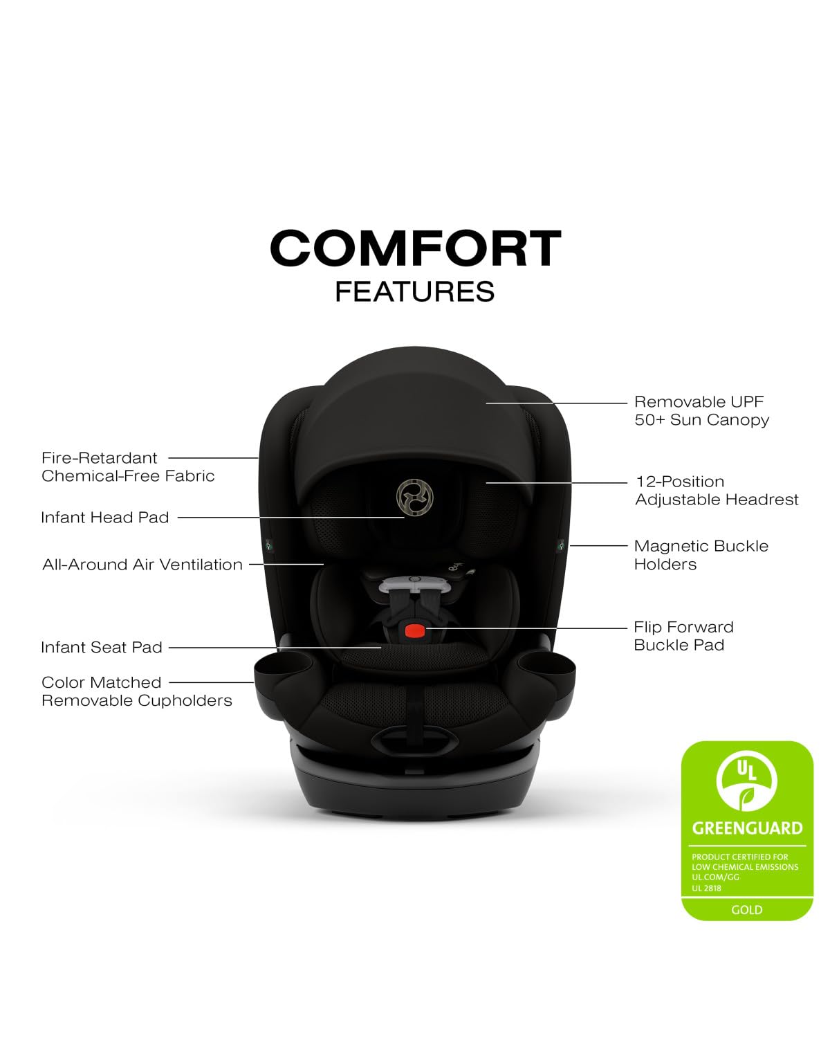 Callisto G 360 Rotating All-in-One Convertible Car Seat - Almond Beige