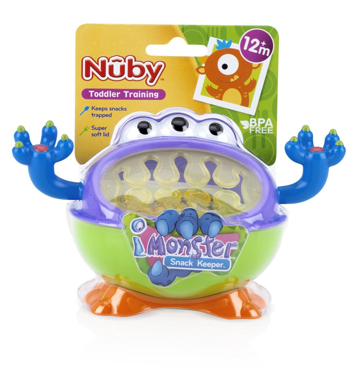 Nuby 3-D Monster Snack Keeper