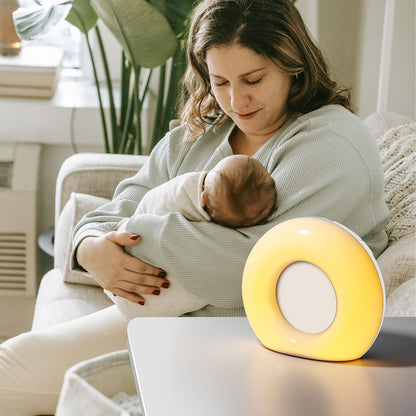 Sound Machine White Noise Machine with 30 Soothing Sounds 12 Colors Night Light 36 Levels Volume 5 Timers & Memory Function Effectively Blocks Noise Ideal Sleep Machine for Baby Kids Adults