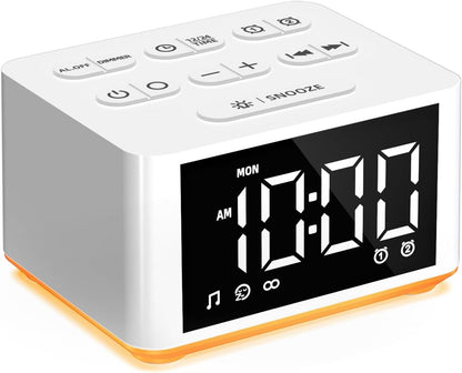 Sound Machine White Noise Machine with 30 Soothing Sounds 12 Colors Night Light 36 Levels Volume 5 Timers & Memory Function Effectively Blocks Noise Ideal Sleep Machine for Baby Kids Adults
