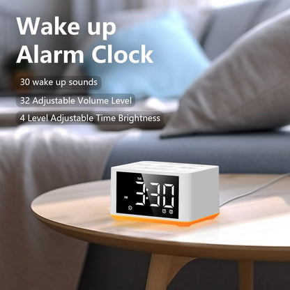 Sound Machine White Noise Machine with 30 Soothing Sounds 12 Colors Night Light 36 Levels Volume 5 Timers & Memory Function Effectively Blocks Noise Ideal Sleep Machine for Baby Kids Adults