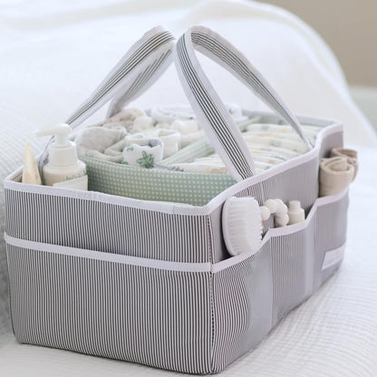 Diaper Caddy Organizer Bundle: Baby Gifts, Newborn Essentials, and Nursery Organization - Perfect for New Parents