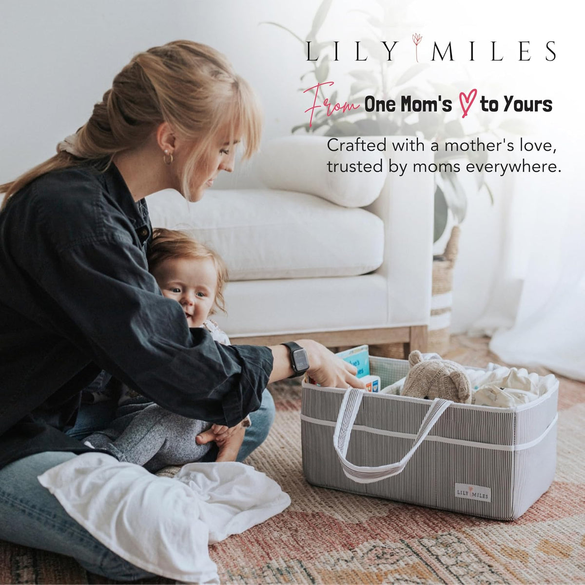 Diaper Caddy Organizer Bundle: Baby Gifts, Newborn Essentials, and Nursery Organization - Perfect for New Parents
