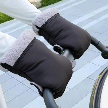 Strollers Handmuffs Mittens Windproof Pushchair Hand Warmer Gloves Splashproof Strollers Pram Hand Muff Splashproof Pram Pushchair Muff Gloves Accessories