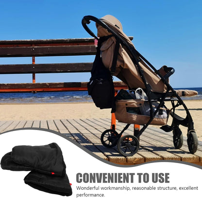 Windproof Stroller Mittens Winter Warm Insulated Gloves