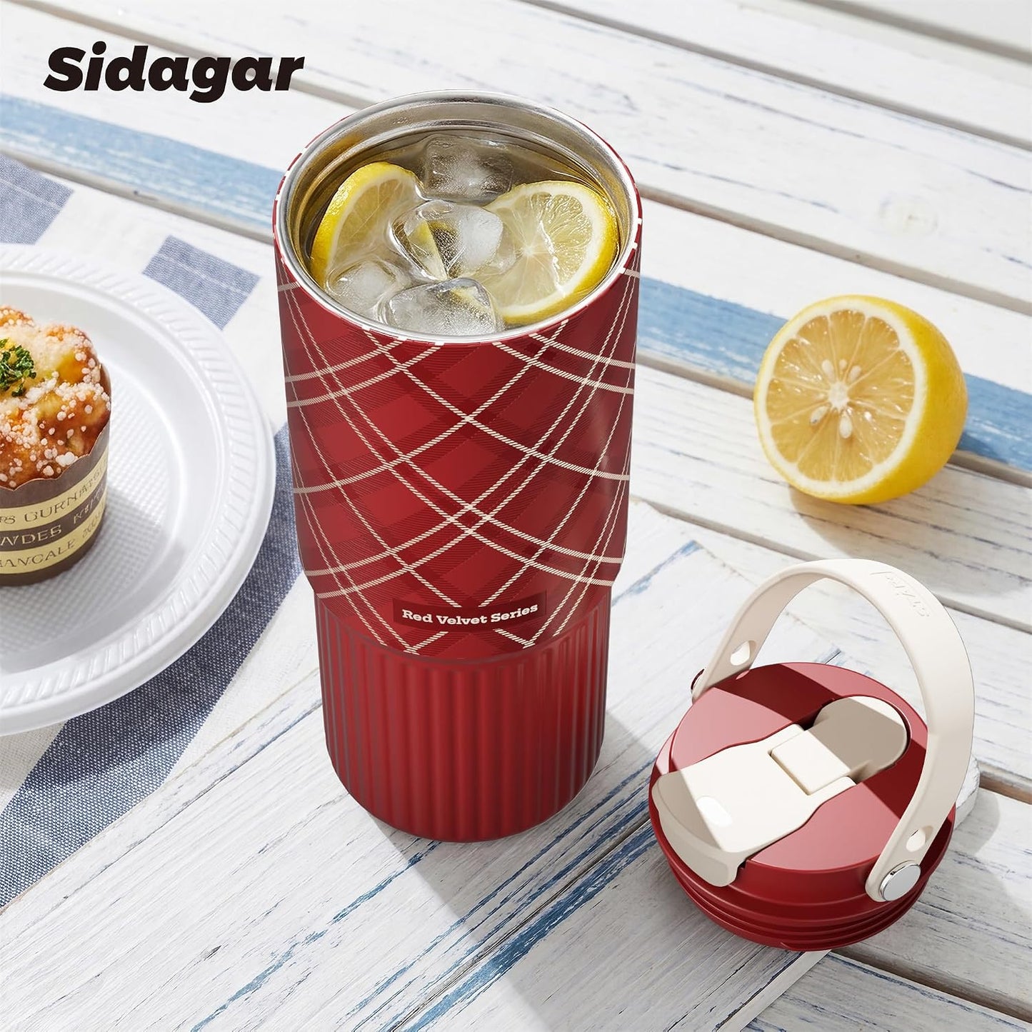 26 oz Insulated Stainless Steel Tumbler with Straw & Handle Cowboy | Leak-proof Water Bottle| Dual Drinking Options with Straw & Spout | Cup Holder Compatible| BPA-Free | Cold 12H| Easy to Clean