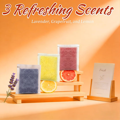 12 PCS Odor Remover Refills for Puck Baking Soda Cartridge, Diaper Pail Odor Eliminates for Munchkin Step and Pail Diaper Pails(4* Lavender + 4* Lemon+4* Grapefruit) (for 3.5" Cartridge)