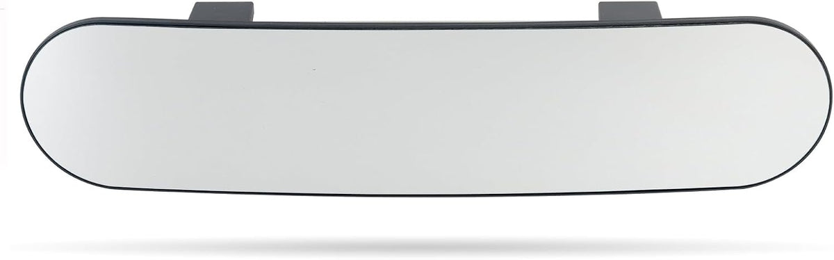 15" Rear View Mirror with Baby Mirror,Car Panoramic Rearview Mirrors Extender,Clip on Large Wide Angle Rear View Mirror for Truck Car and SUV (White)