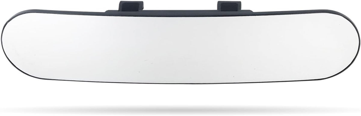 15" Rear View Mirror with Baby Mirror,Car Panoramic Rearview Mirrors Extender,Clip on Large Wide Angle Rear View Mirror for Truck Car and SUV (White)