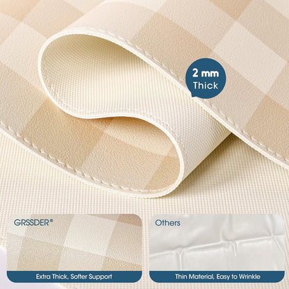 Thickened Baby Changing Pad 2 Pack, Portable Travel Mat with Roll-up Design