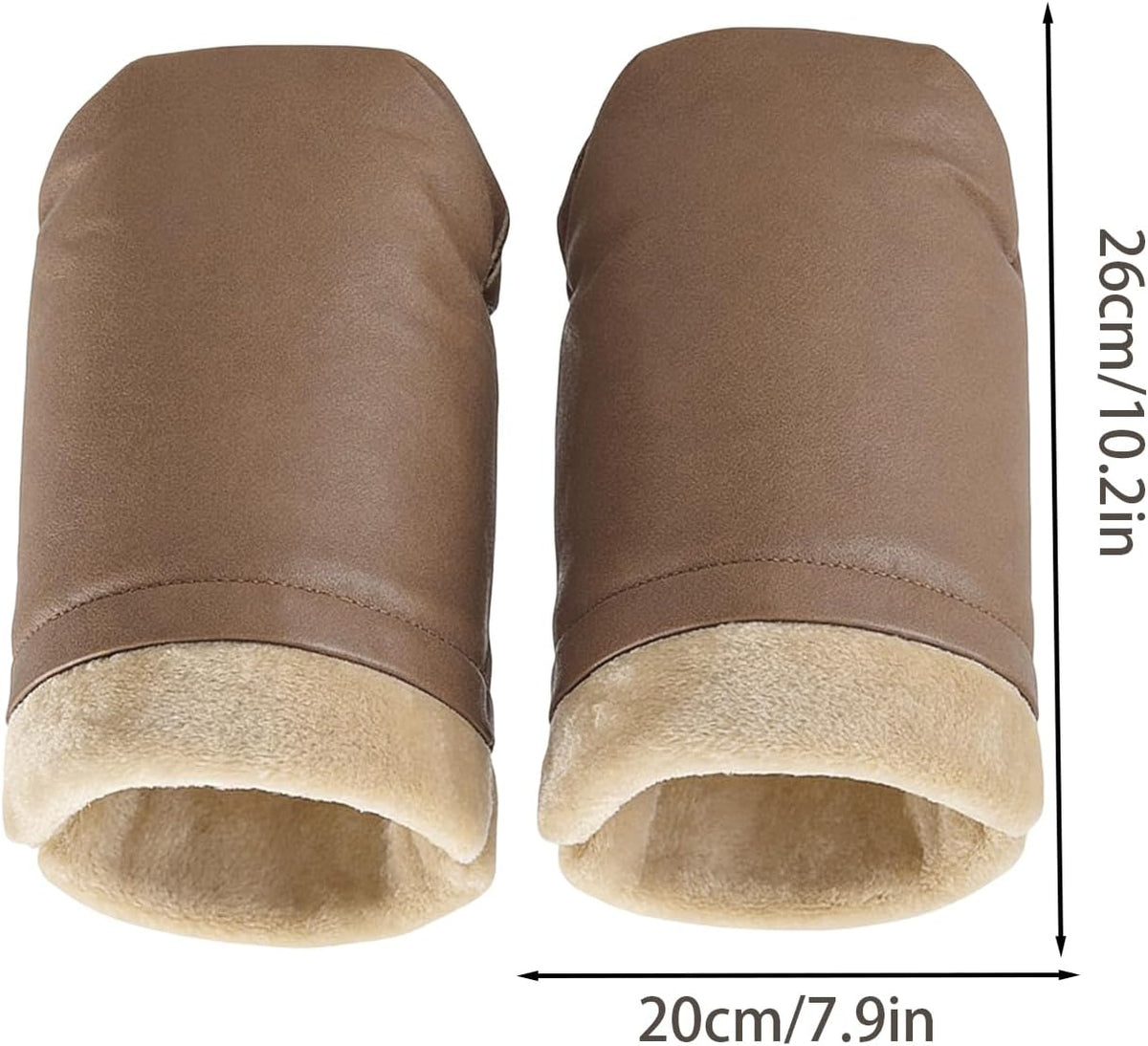 Stroller Mittens Windproof Warm Fleece Lining Pram Accessories