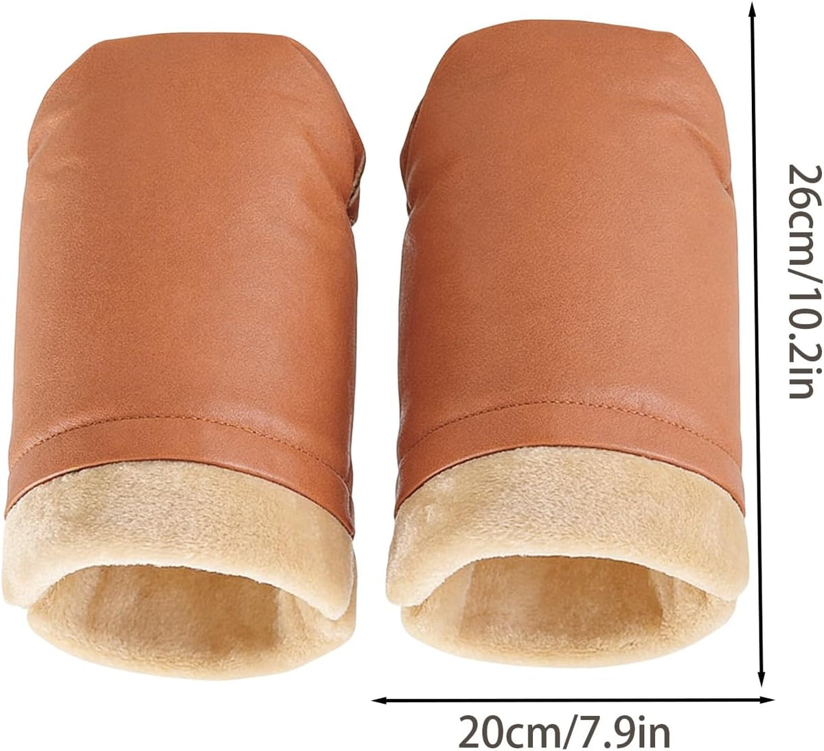 Stroller Mittens Windproof Warm Fleece Lining Pram Accessories