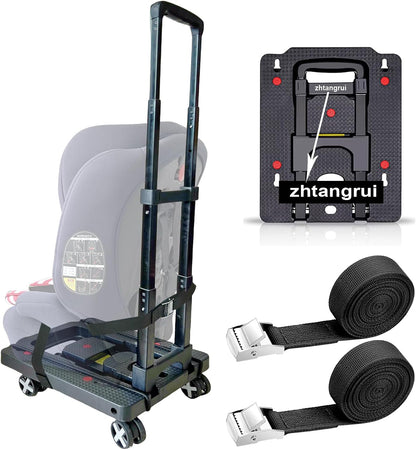Car Seat Dolly for Airport, Black
