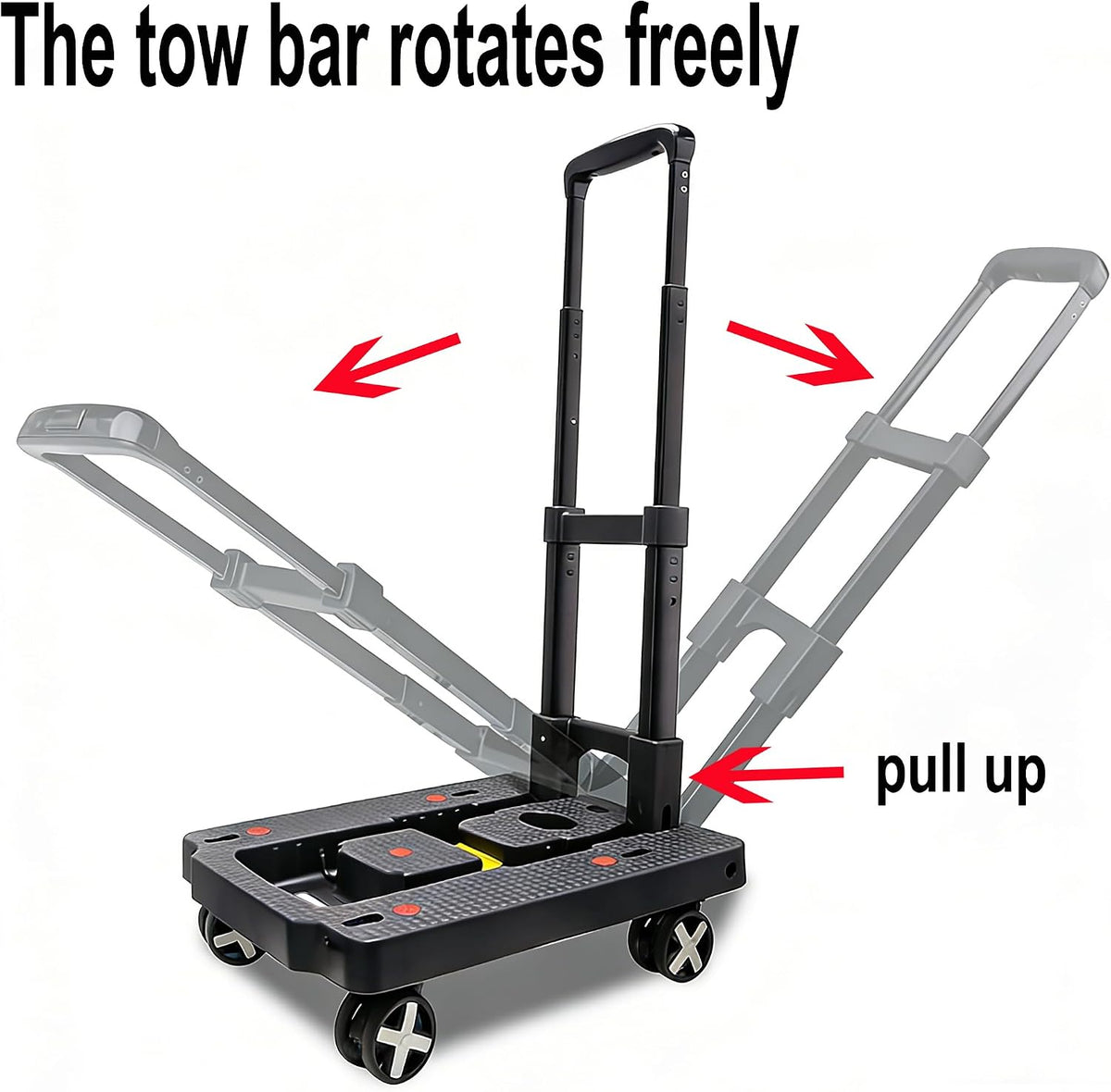Car Seat Dolly for Airport, Black