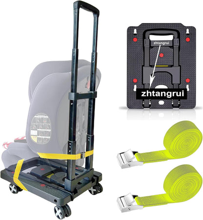 Car Seat Dolly for Airport, Black