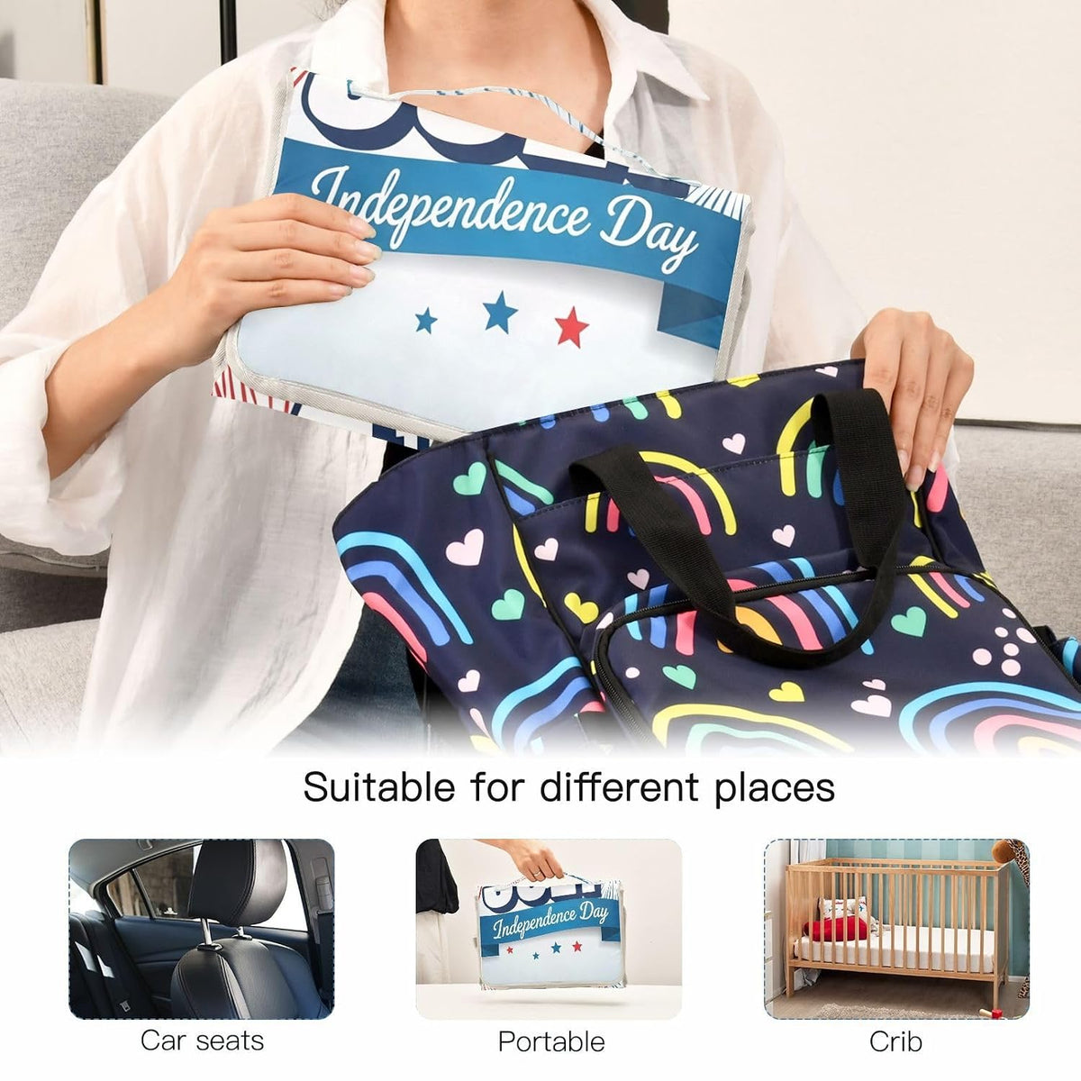 Independence Portable Diaper Changing Pad Waterproof Changing Pads