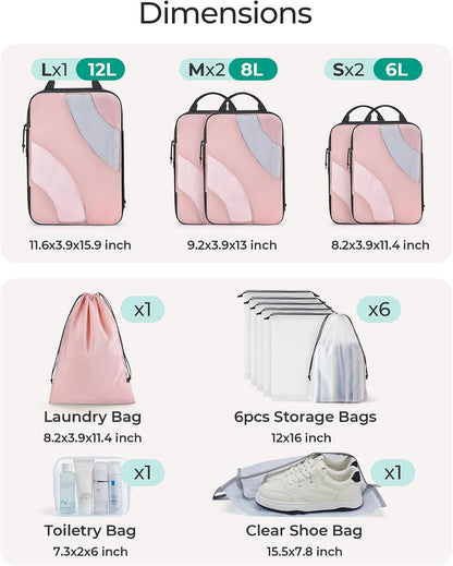 Compression Packing Cubes for Travel
