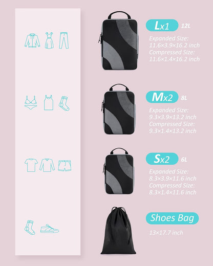 Compression Packing Cubes for Travel