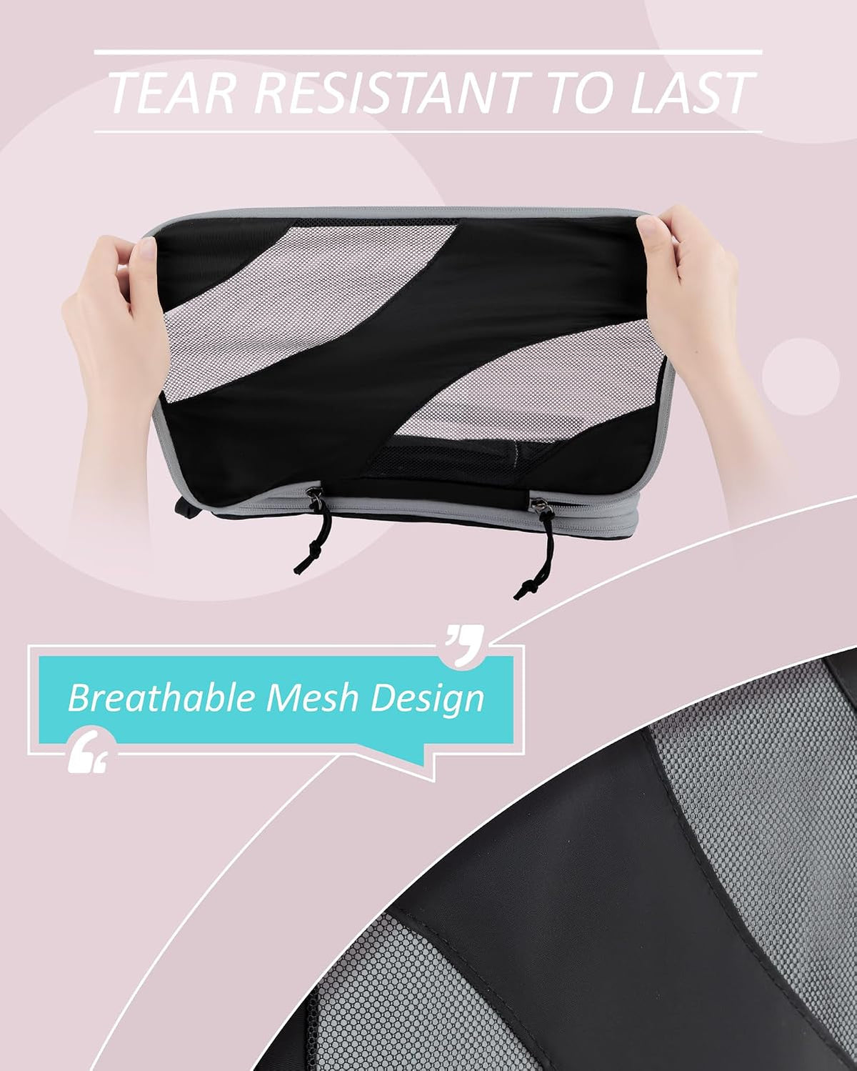 Compression Packing Cubes for Travel