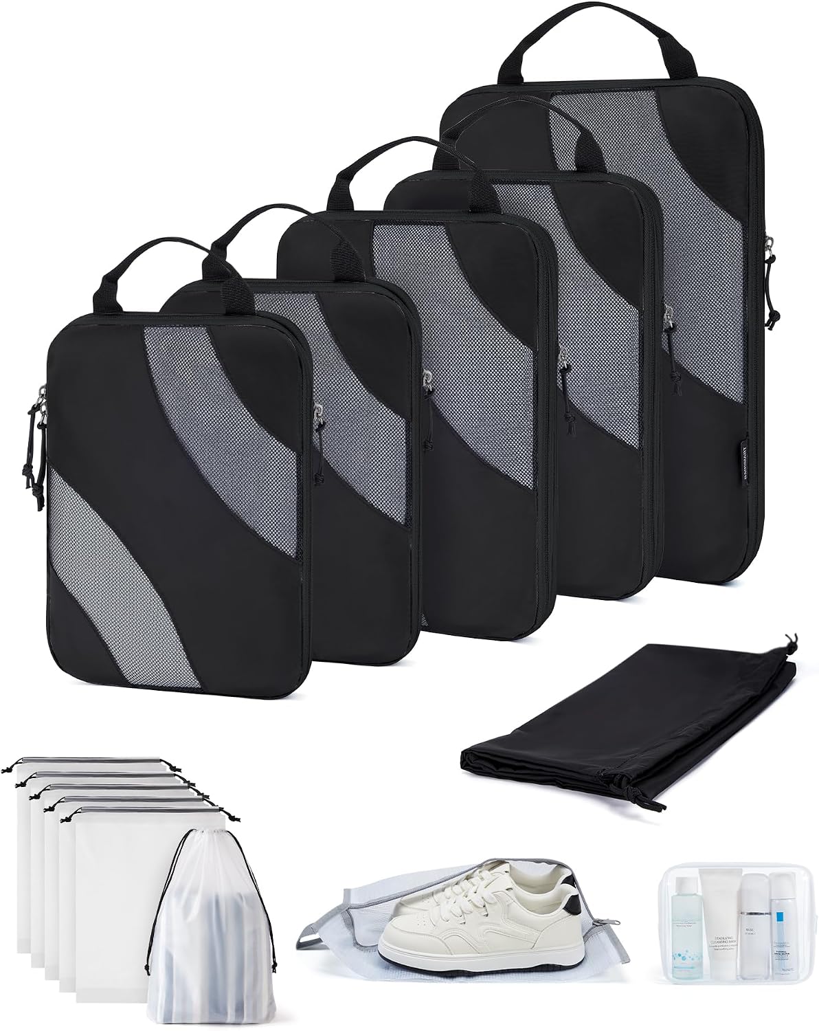 Compression Packing Cubes for Travel