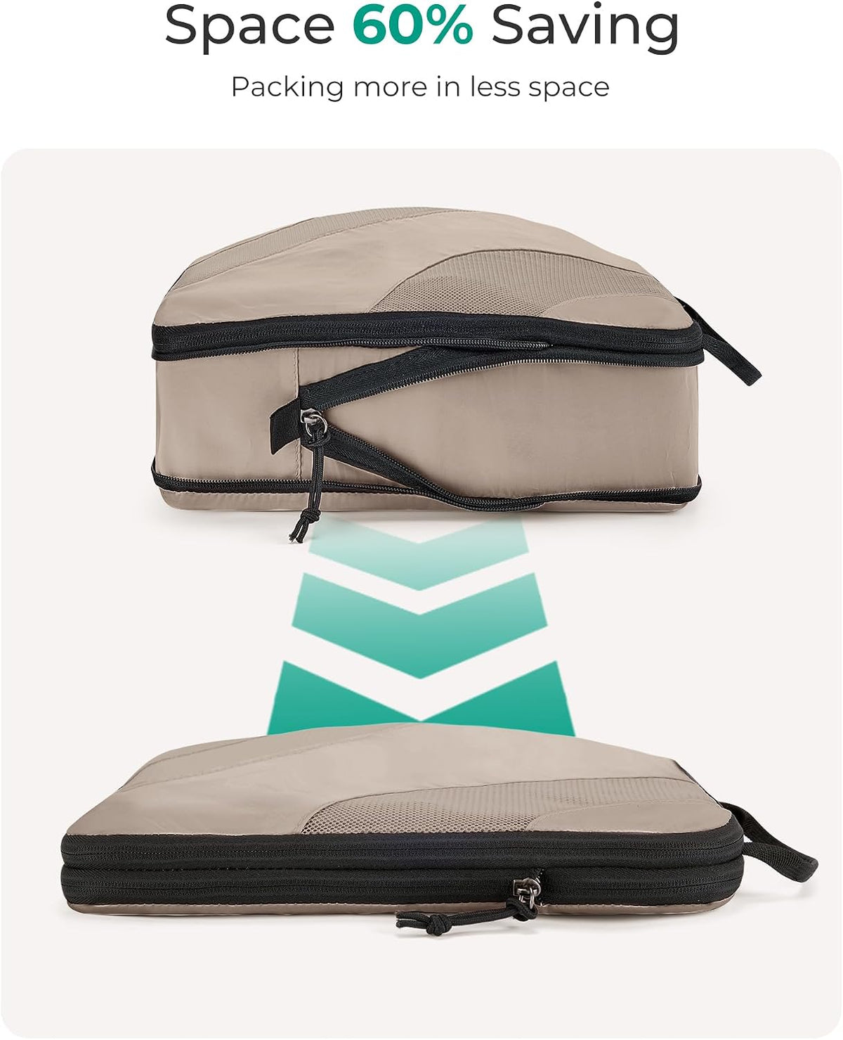 Compression Packing Cubes for Travel