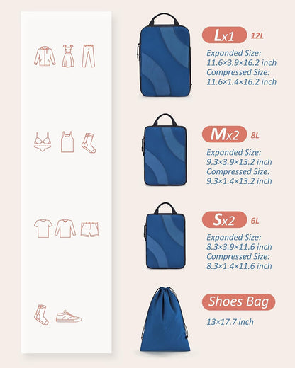 Compression Packing Cubes for Travel