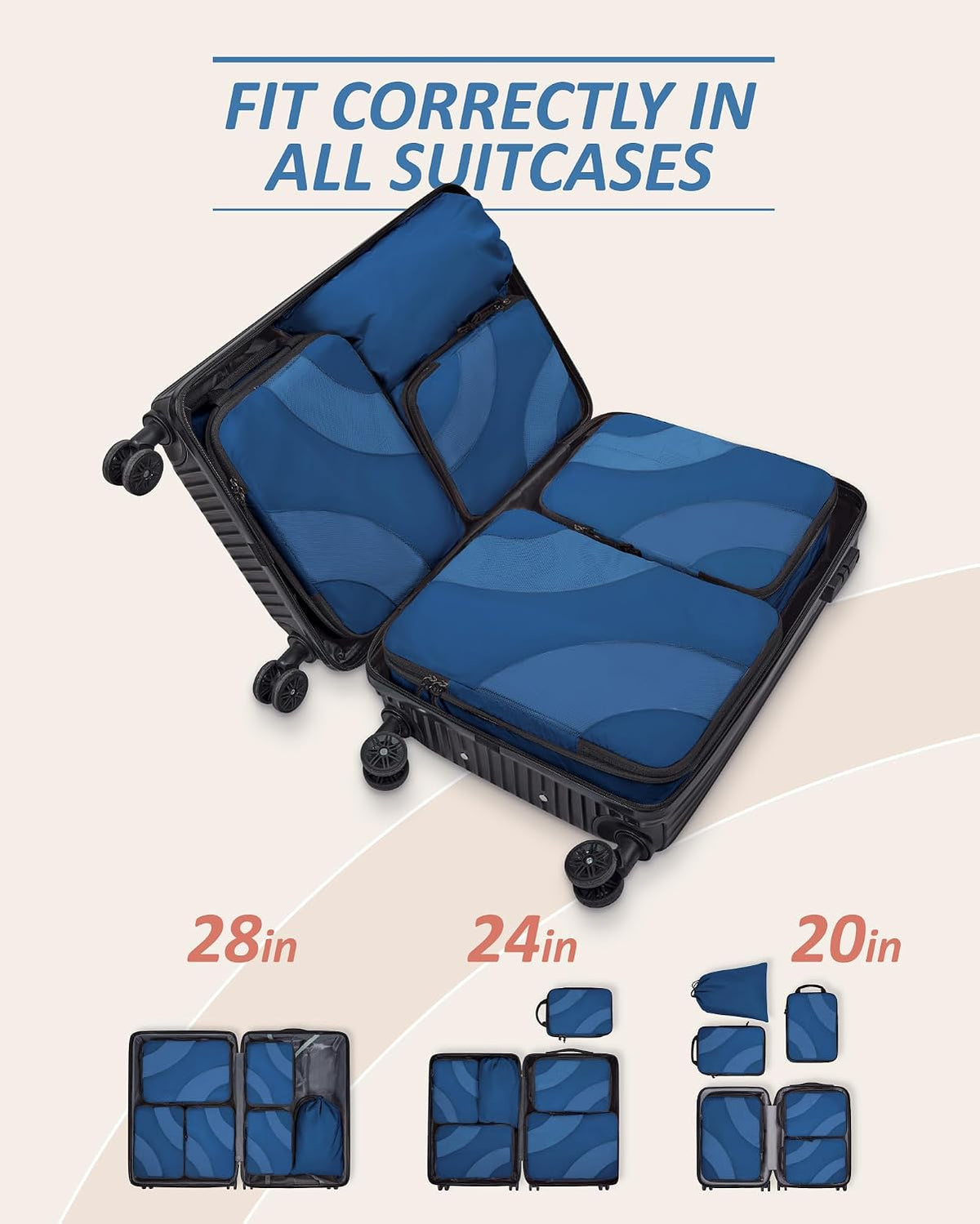 Compression Packing Cubes for Travel