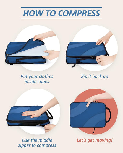 Compression Packing Cubes for Travel