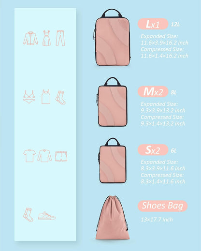 Compression Packing Cubes for Travel