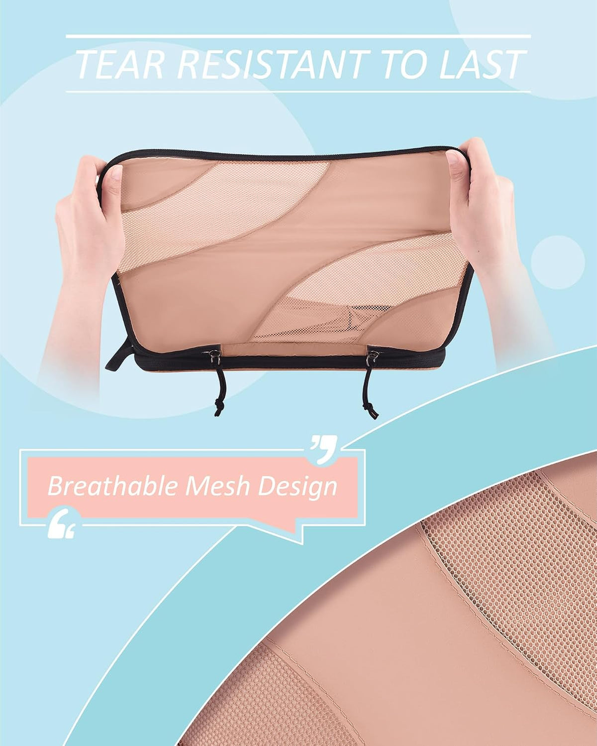 Compression Packing Cubes for Travel