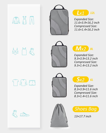 Compression Packing Cubes for Travel