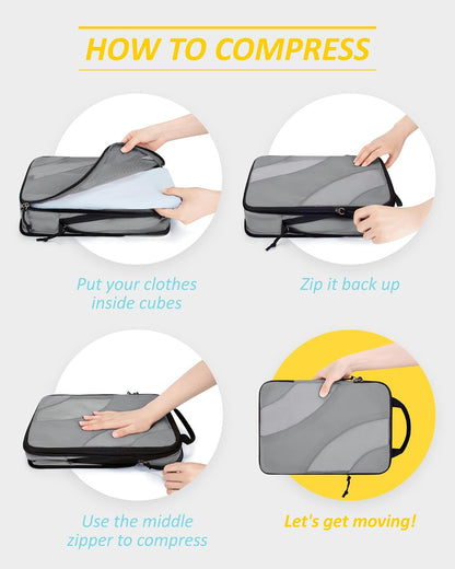Compression Packing Cubes for Travel