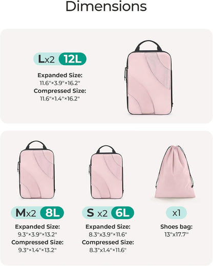 Compression Packing Cubes for Travel
