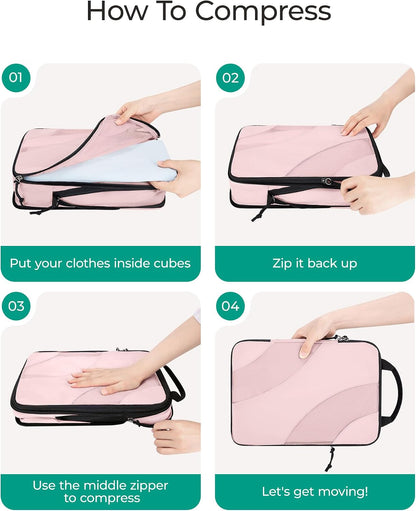 Compression Packing Cubes for Travel