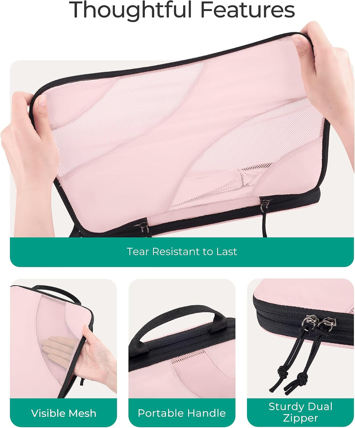 Compression Packing Cubes for Travel