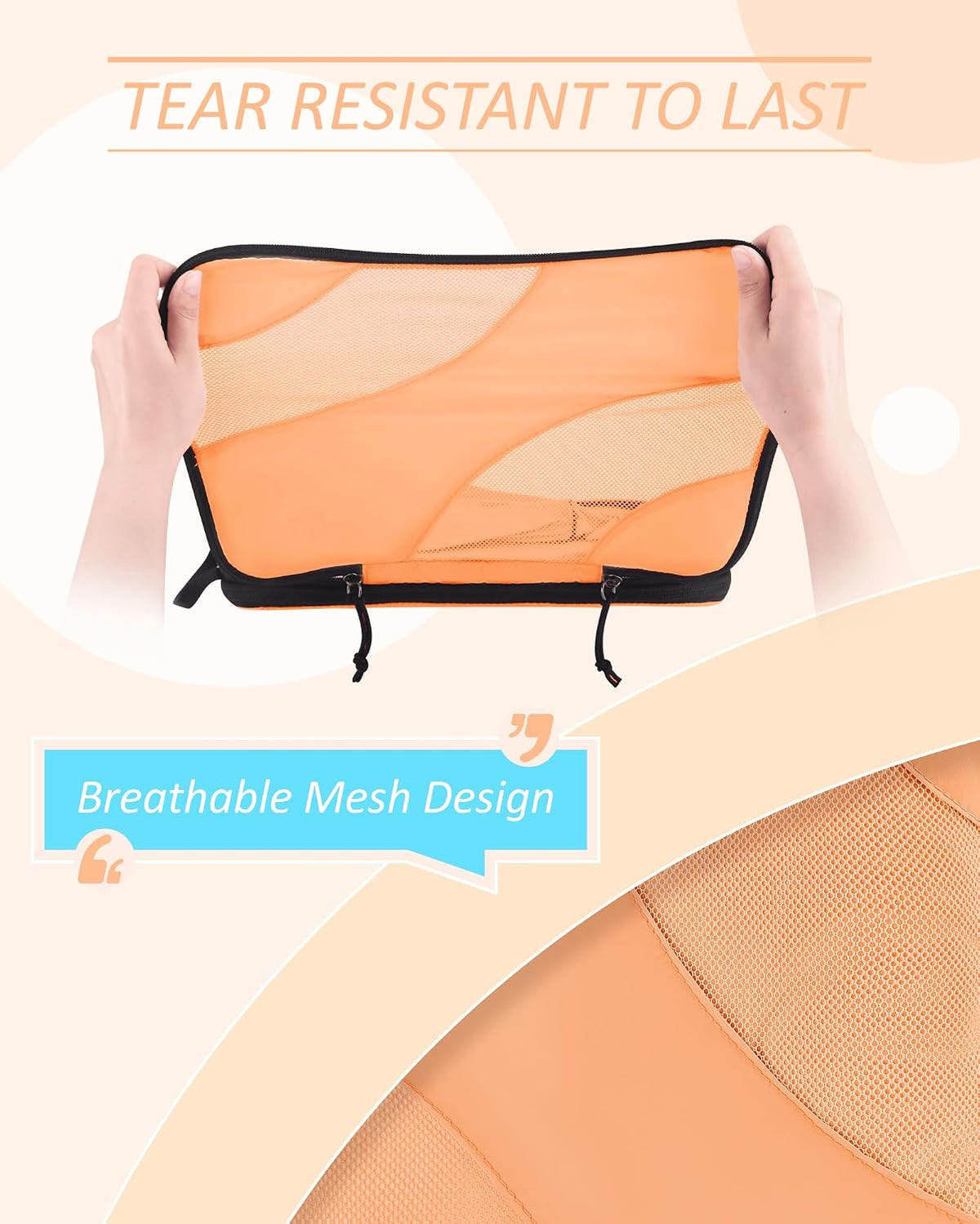 Compression Packing Cubes for Travel