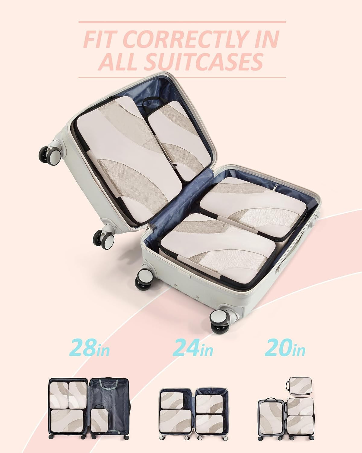 Compression Packing Cubes for Travel