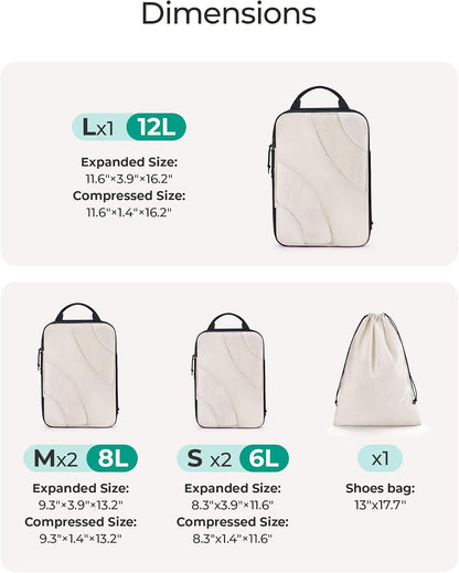 Compression Packing Cubes for Travel