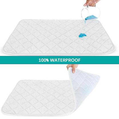 Changing Pad Liners Waterproof 5-Pack, 14"x26", Absorbent, Viscose Terry