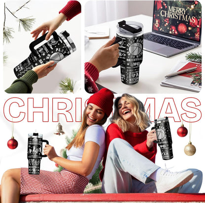 Dumpster Fire This Little 40 oz Tumbler with Handle, Unique Gift | Gifts for Him Her, Friends & Coworkers