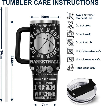 Dumpster Fire This Little 40 oz Tumbler with Handle, Unique Gift | Gifts for Him Her, Friends & Coworkers